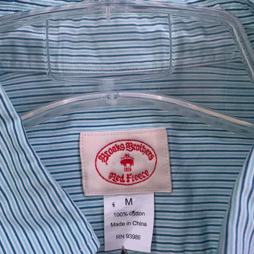 Brooks Brother’s Vertical Stripe Dress Shirt - Picture 3 of 5